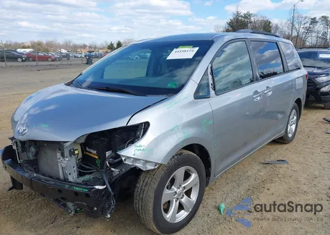 2016 Toyota Sienna Le 8 Passenger из США, поврежденный, VIN 5TDKK3DC1GS748613